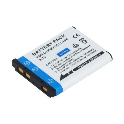 Olympus FE-4030 Li-40B 3.7 Volt Li-ion Digital Camera Battery (750 mAh)