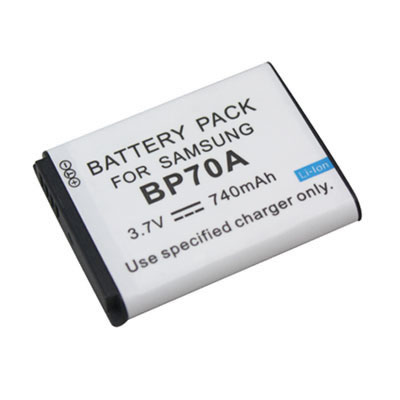 Samsung TL125 BP-70A 3.7 Volt Li-ion Digital Camera Battery (740 mAh)