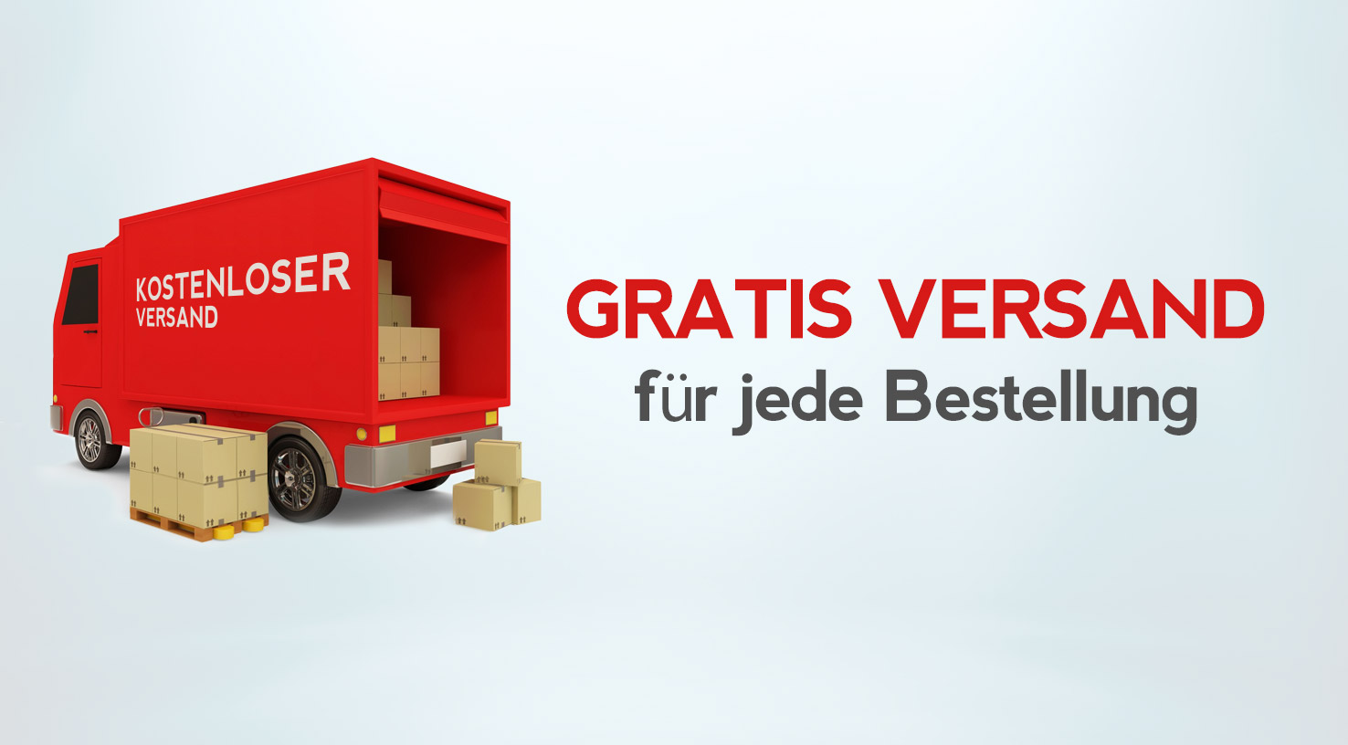 Gratis Versand für jede Bestellung