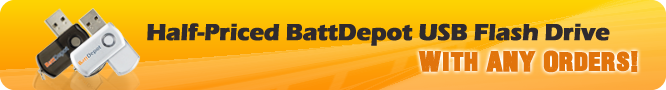 Half Priced Battdepot USB Flash Drive