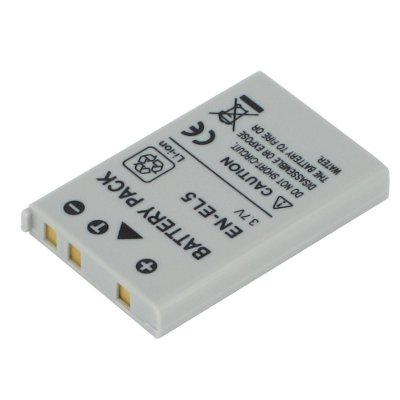 Replacement Digital Camera Battery for Nikon Coolpix P500 EN-EL5 3.7 Volt Li-ion Digital Camera Battery (1100 mAh)