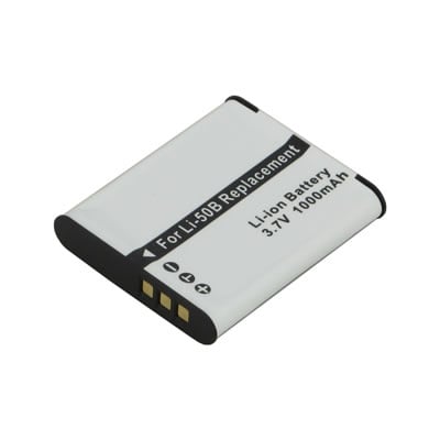 Replacement Digital Camera Battery for Olympus LI-50B Li-50B 3.7 Volt Li-ion Digital Camera Battery (925mAh)