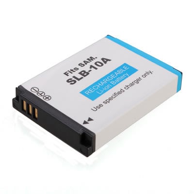 Replacement Digital Camera Battery for Samsung SLB-10A SLB-10A 3.7 Volt Li-ion Digital Camera Battery (1050 mAh)