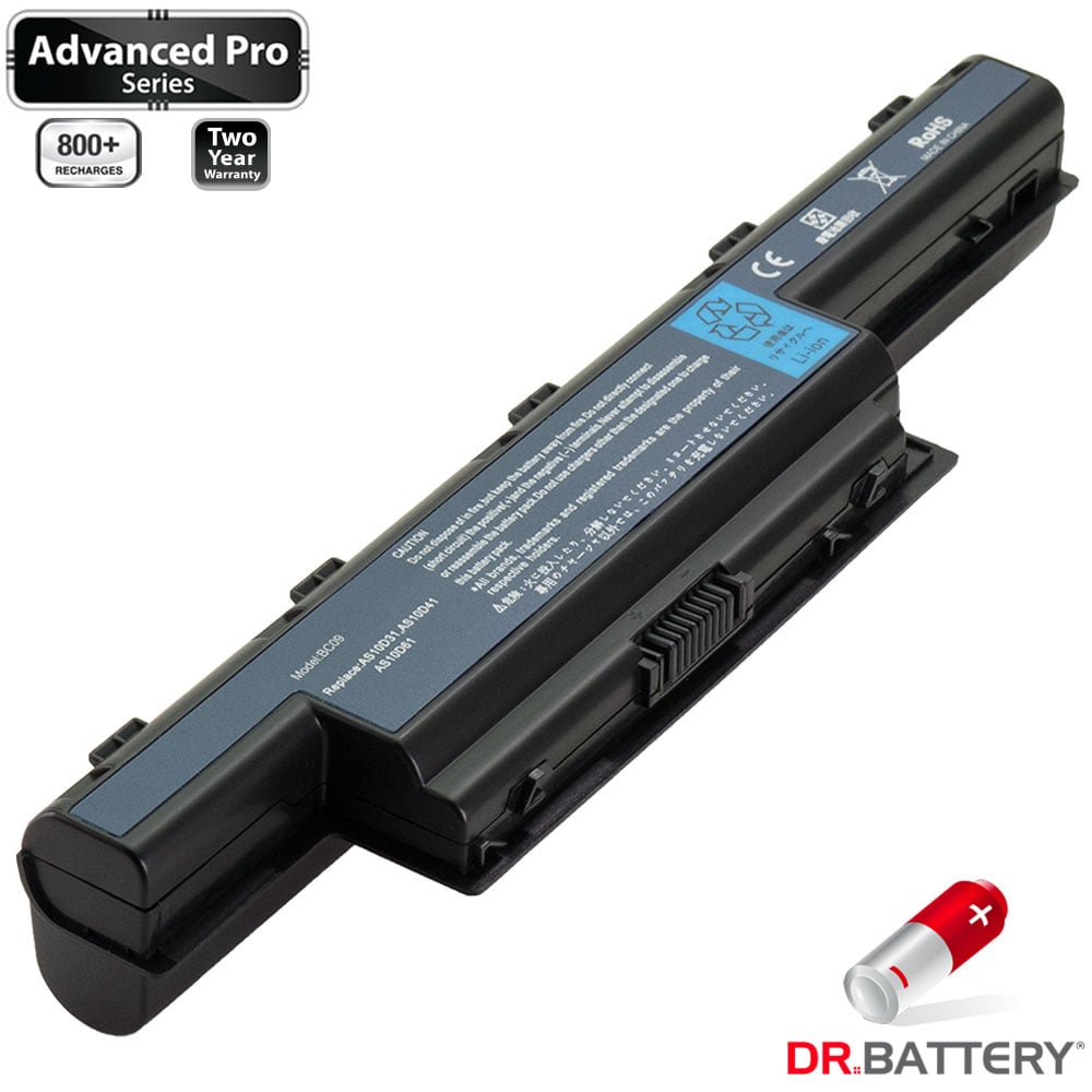Dr. Battery Advanced Pro Series Laptop Battery (7800mAh / 84Wh) for Acer AS10G3E
