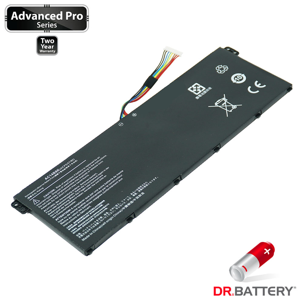 Dr. Battery Advanced Pro Series Laptop Battery (2200mAh / 33Wh) for Acer (Gateway / Packard Bell / eMachines) AC14B8K