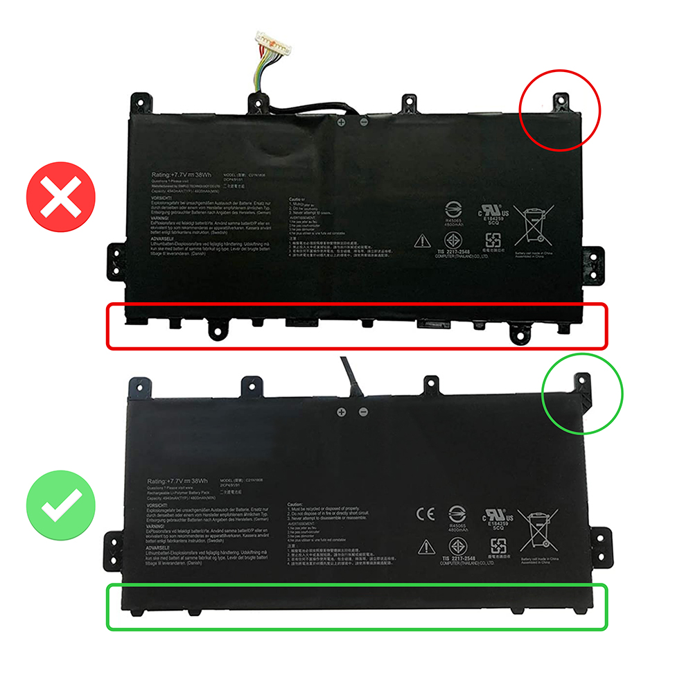 Asus Chromebook C423NA-WB04 LAS355 4940mAh / 38Wh Notebook