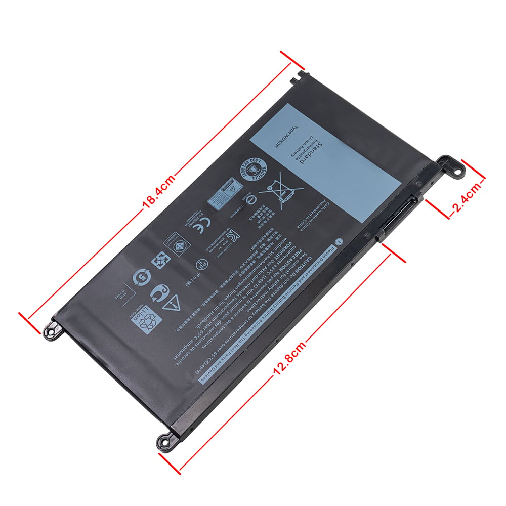 Replacement Notebook Battery for Dell Inspiron 13-5368 11.4 Volt Li-Polymer Laptop Battery (3680mAh / 42Wh)