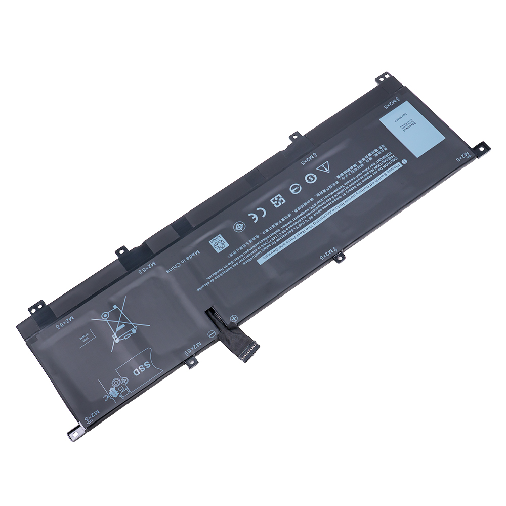 Replacement Notebook Battery for Dell Precision 5530 2-in-1 11.4 Volt Li-Polymer Laptop Battery (6580mAh / 75Wh)