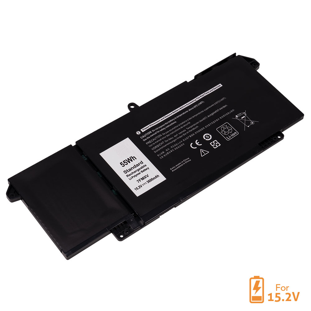 Replacement Notebook Battery for Dell Latitude 5320 2-in-1 Series 15.2 Volt Li-Polymer Laptop Battery (3600mAh / 55Wh)