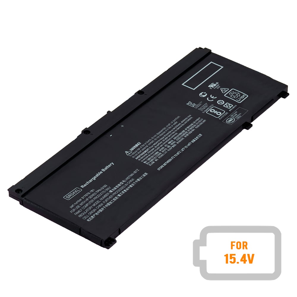Replacement Notebook Battery for HP 917724-855 15.4 Volt Li-Polymer Laptop Battery (4550mAh / 70.07Wh)