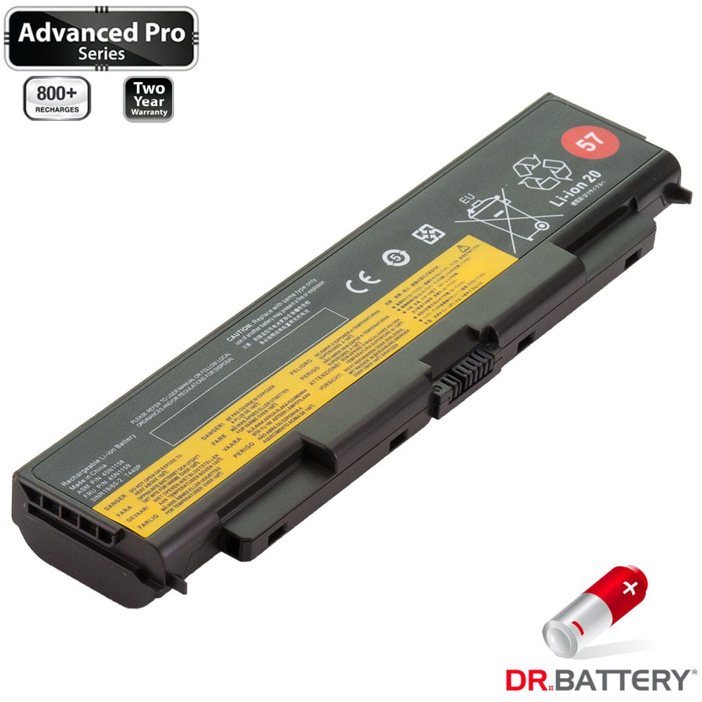 Dr. Battery Advanced Pro Series Laptop Battery (5200 mAh / 56Wh) for Lenovo ThinkPad W540 20BG0016US