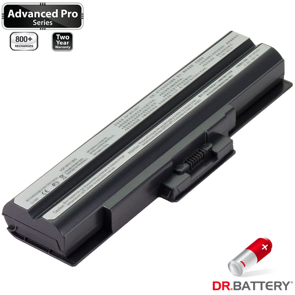Dr. Battery Advanced Pro Series Laptop Battery (5200mAh / 58Wh) for Sony VGP-BPS13B/B