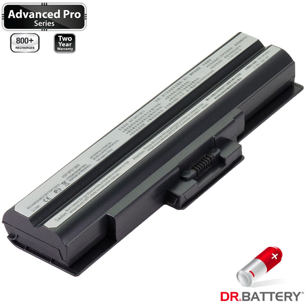 Dr. Battery Advanced Pro Series Laptop Battery (5200mAh / 58Wh) for Sony VAIO VGN-FW139N/W