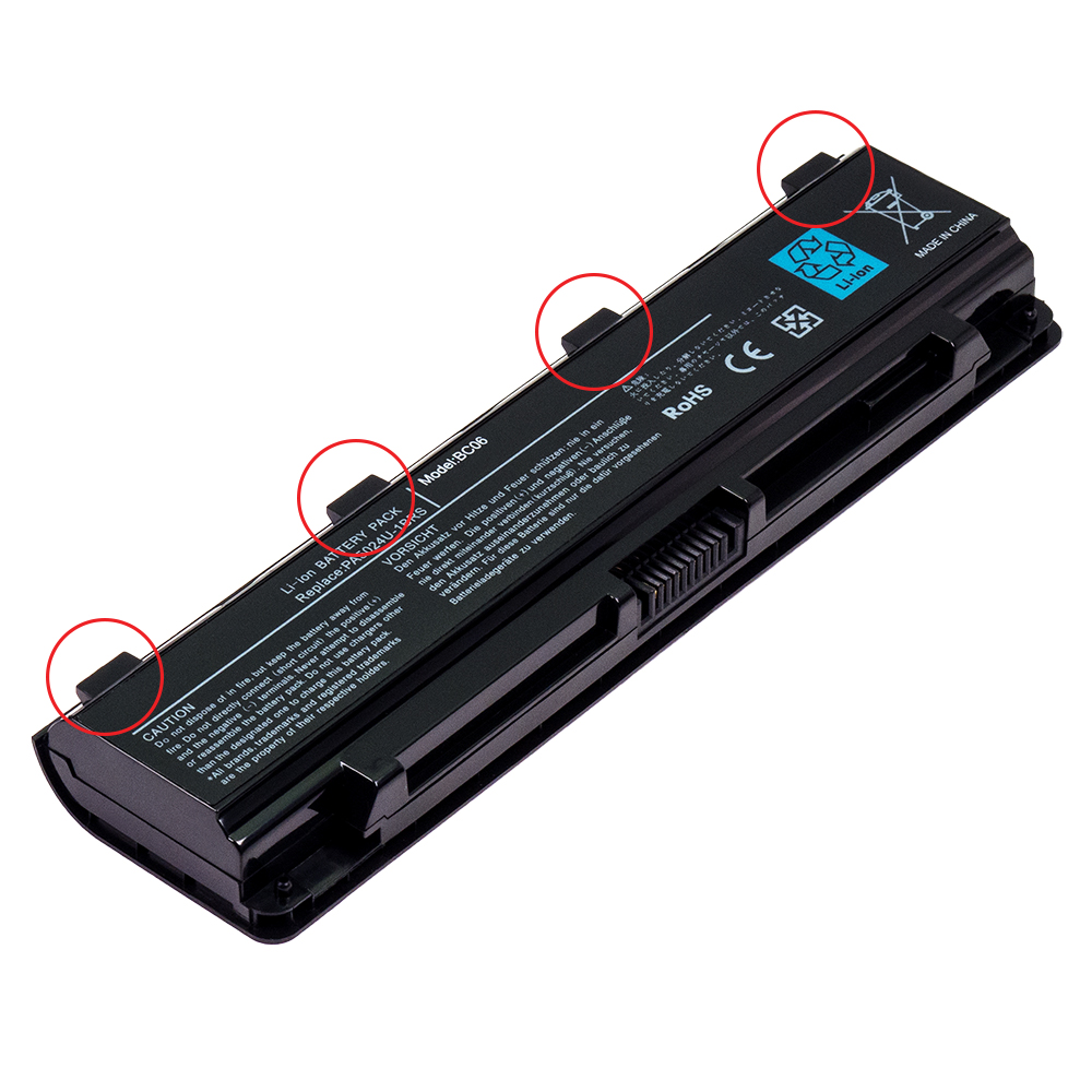 Replacement Notebook Battery for Toshiba PABAS274 10.8 Volt Li-ion Laptop Battery (4400mAh / 48Wh)