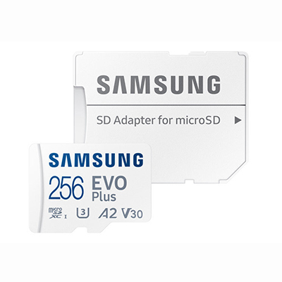 Samsung EVO Plus 256GB microSDXC UHS-I Card With Adapter