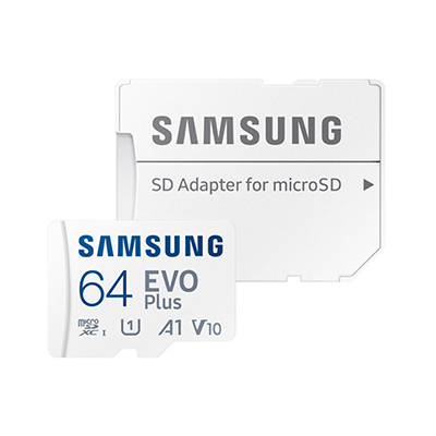Samsung EVO Plus 64GB microSDXC UHS-I Card With Adapter