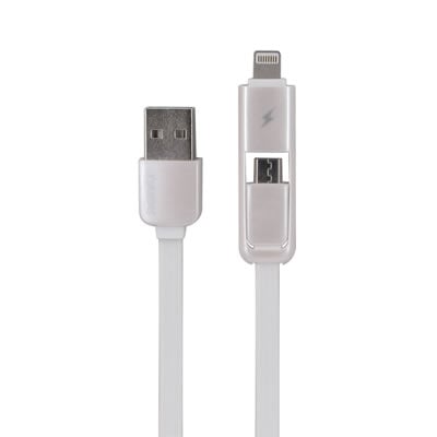 Replacement Charging Cables for Samsung Galaxy Q Data and Charging Cable with Micro USB  and Lightning Port