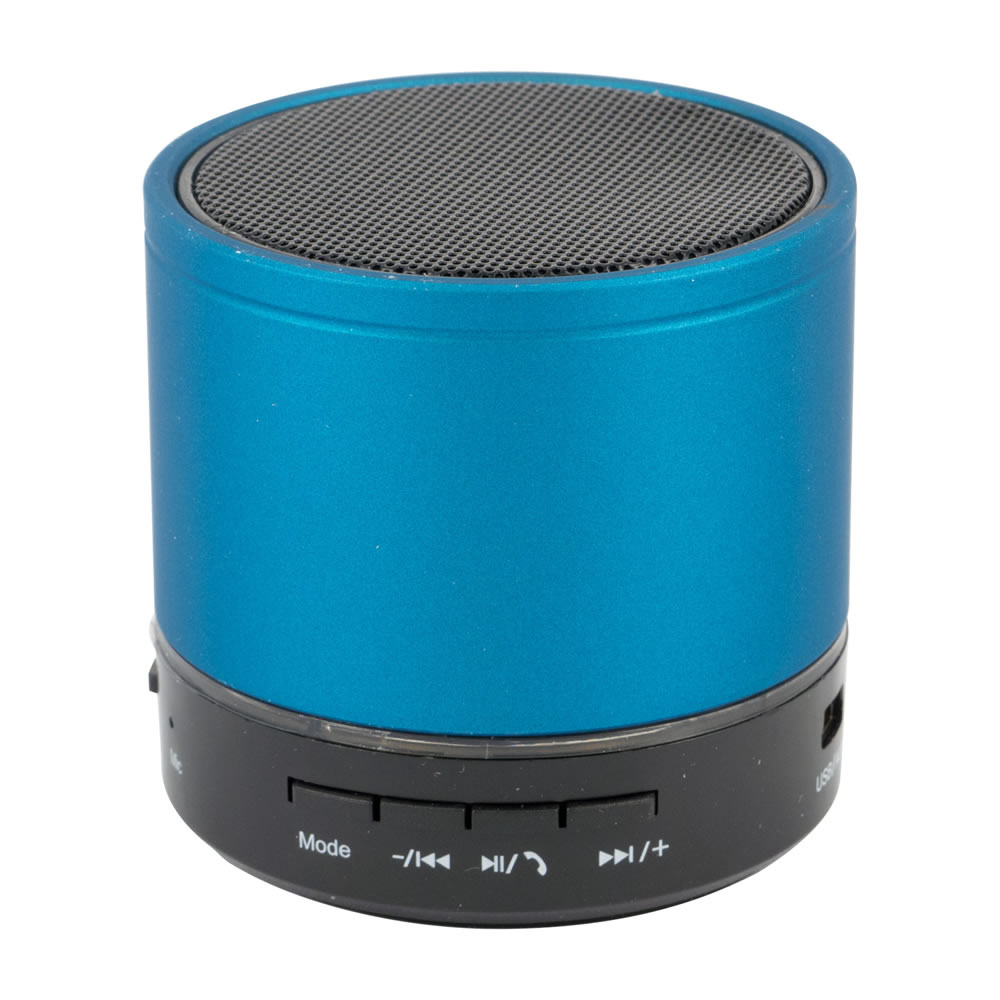 Cylinder Bluetooth Speaker - Blue