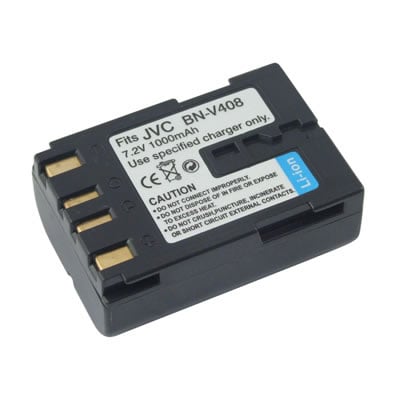 Replacement Camcorder Battery for JVC GR-D63 BN-V408U 7.2 Volt Li-ion Camcorder Battery (1100 mAh)