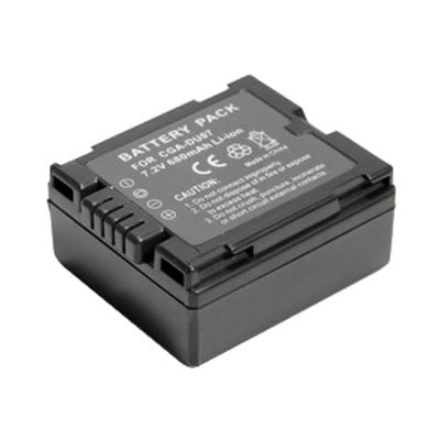 Replacement Camcorder Battery for Panasonic PV-GS400 CGA-DU07 7.2 Volt Li-ion Camcorder Battery (700 mAh)