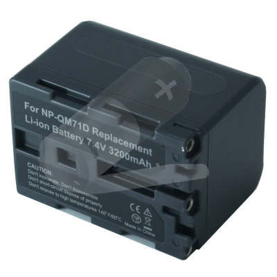 Replacement Camcorder Battery for Sony VSN014l44D NP-FM70/QM71 7.2 Volt Li-ion Camcorder Battery (2900 mAh)