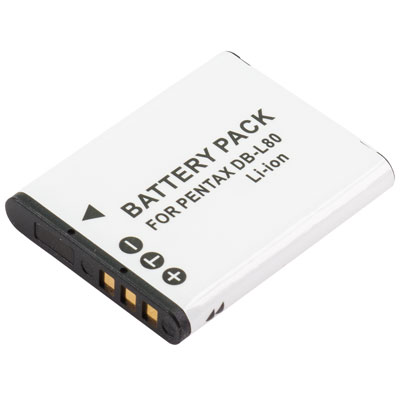 Replacement Camcorder Battery for Sanyo VPC-GH1PX DB-L80 3.7 Volt Li-ion Camcorder Battery (700 mAh)