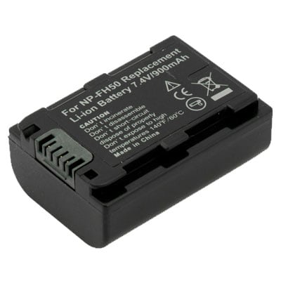 Replacement Camcorder Battery for Sony DCR-HC36 NP-FH50 7.4 Volt Li-ion Camcorder Battery (900mAh)